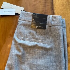 Banana Republic Light Gray Ryan Trousers